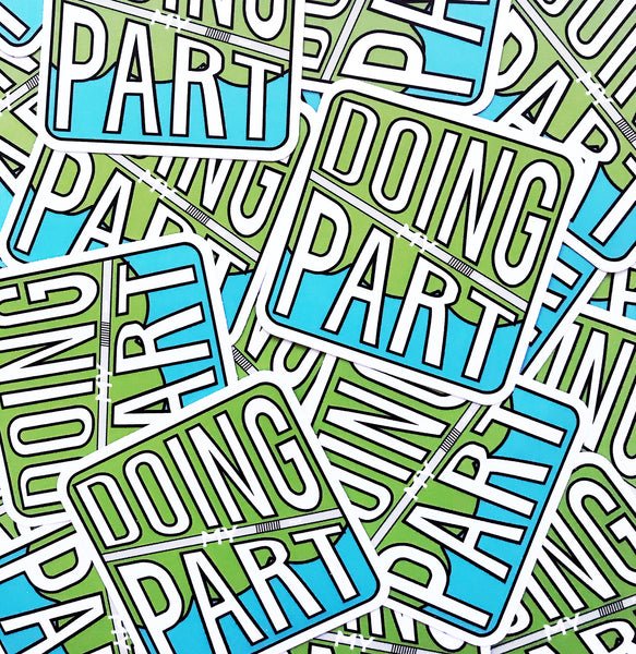 Live Plastic Free Matte Sticker | Great for Water Bottles, Outdoor Gear, Laptop | Save Our Oceans