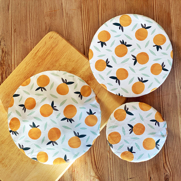 Fruits Reusable Washable Cotton Fabric Food Baking Bread Fruit Mixer Bowl Covers | Zero Waste Eco-friendly Sustainable Gift Kitchen Tool Accessory