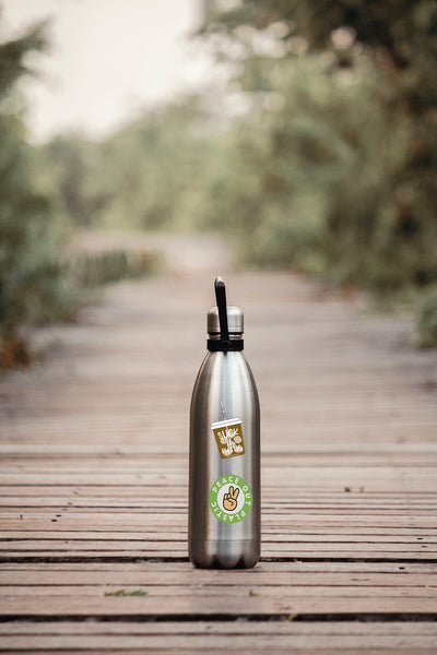 Suck It Plastic Coffee Lover Matte Sticker | Great for Water Bottles, Outdoor Gear | Save Our Oceans